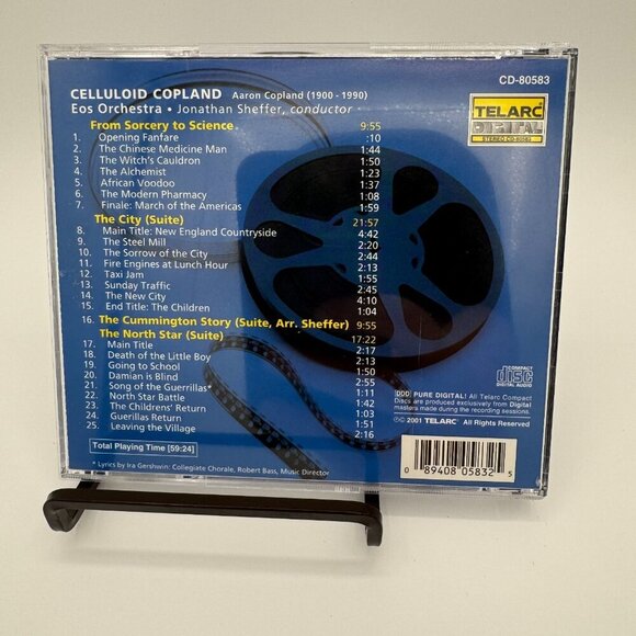 Celluloid Copland – Eos Orchestra (2001, Telarc CD) – Used - Picture 2 of 5